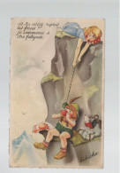 CPA - Illustrateurs - Scène D' Alpinisme - Signé Bibiche - Circulée - Sonstige & Ohne Zuordnung