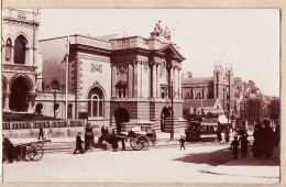 21129 / Rare Carte-Photo BRISTOL Fontaine Attelage Tramway Art Gallery 1900s à Elise AUGER Rue Ferdinand Saint-Etienne  - Bristol