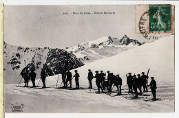 21002 / Chasseurs Alpins Dans Les ALPES SKIEURS MILITAIRES Militaria 09.16.1916 MONNET CHARRON Vienne Isere REYNAUD - Other & Unclassified