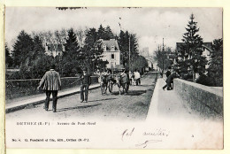 21287 / ORTHEZ Avenue PONT NEUF Attelage Boeuf Le 16.09.1902 à JOURNAUD Compiegne - PONDARRE 4 - Pyrenees Atlantiques - Orthez