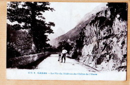 21469 /⭐ ◉ 64-GABAS Cycliste Le Pic Du MIDI Vu Du CHENE De L'OURS 1935 Pyrenées Atlantiques CARRACHE 9 - Sonstige & Ohne Zuordnung