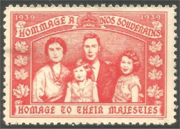 XW02-0067 Canada 1939 King Roi George VI Hommage A Nos Souverains MNH ** Neuf SC - Used Stamps