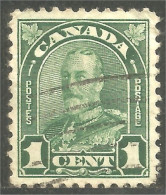 XW02-0056 Canada 1930 King Roi George V Arch/Leaf Issue 1c Vert Green - Royalties, Royals