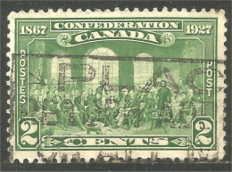 XW02-0042 Canada Tableau Fathers Of Confederation Painting Pères De La Confédération - Gebraucht