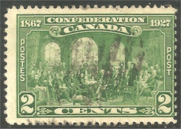 XW02-0038 Canada Tableau Fathers Of Confederation Painting Pères De La Confédération - Used Stamps