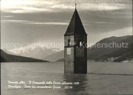 72433517 Vinschgau Val Venosta Turm Des Versunkenen Graun  - Andere & Zonder Classificatie