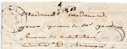 Hautes-Alpes - LAC (15/10/1852) - Cursive 4 / Abriès - 1849-1876: Periodo Classico