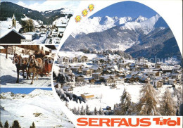 72433480 Serfaus Tirol Teilansicht Pferdeschlitten  Serfaus - Otros & Sin Clasificación