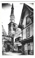 03 - SAINT POURCAIN SUR SIOULE - Clocher Et Porche De L'Eglise  (Epicerie Dans L'angle De La Rue) - Other & Unclassified