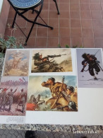 REGIO ESERCITO - REGNO D'ITALIA - GRUPPO 5 RIPRODUZIONI CARTOLINE DELL'EPOCA - Colecciones Y Lotes