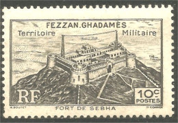 XW03-0030 Fezzan Ghadames Fort De Sebha MH * Neuf - Unused Stamps