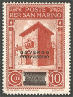 XW03-0017 San Marino Goberno Provvisorio MH * Neuf - Nuovi