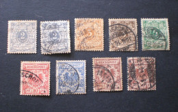 GERMANIA GERMANY ALLEMAGNE DEUTSCHLAND 1889 CIFRA IN OVALE - Used Stamps