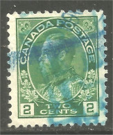 XZ01-0010 Roi King George V 2c Green Canada Admiral - Familles Royales