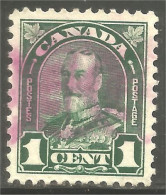 XZ01-0002 Roi King George V 1c Canada Arch Arche - Usati