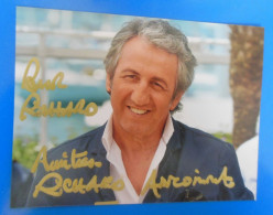 AUTOGRAPHE DE RICHARD ANCONINA SUR PHOTO - Schauspieler Und Komiker