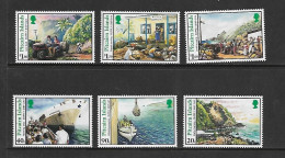 PITCAIRN 1996 APPROVISIONNEMENT DE L'ILE-BATEAUX  YVERT N°456/461 NEUF MNH** - Boten