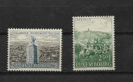 LUXEMBOURG   599/600 **    NEUFS SANS CHARNIERE - Neufs