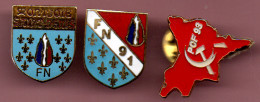 LOT DE 3 PIN'S - Ohne Zuordnung