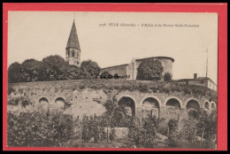 33 - HURE ----L'Eglise Et Les Ruines Gallo-Romaine - Autres & Non Classés