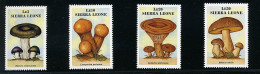 Sierra Leone ** N° 876 à 879  - Champignons (cl 2 P.43) - Mushrooms