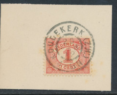 Grootrondstempel Koudekerk (Z.H:) 1912 - Storia Postale