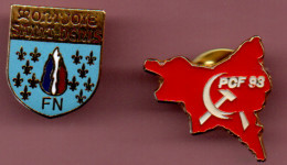 LOT DE 2 PIN'S - Ohne Zuordnung