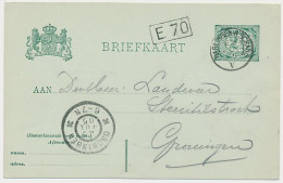 Sappemeer - Trein Kleinrond Harlingen - Nieuwe Schans V 1905 - Brieven En Documenten