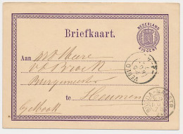 Venlo - Trein Kleinrondstempel Breda - Maastricht A2 1873 - Lettres & Documents