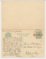 Briefkaart G. 115 Leiden - Zwitserland 1920 - Material Postal