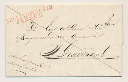 HELLEVOETSLUIS FRANCO - S Gravendeel 1829 - ...-1852 Vorläufer