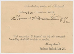 Briefkaart G. 22 Particulier Bedrukt Locaal Te Amsterdam 1880 - Material Postal