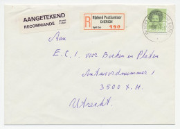 Em. Beatrix Aangetekend Dieren Rijdend Postkantoor 1990 - Ohne Zuordnung