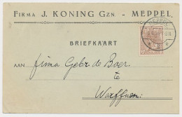 Firma Briefkaart Meppel 1924 - Firma Koning - Zonder Classificatie