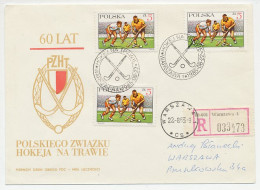 Registered Cover / Postmark Poland 1985 Hockey - Other & Unclassified