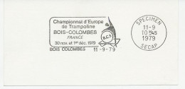 Specimen Postmark Card France 1979 Trampoline - European Championships  - Autres & Non Classés