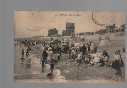 CPA - 80 - N°30 - Onival - Sur Les Galets - Très Animée - Circulée En 1919 - Onival