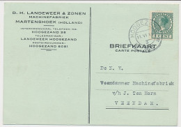 Firma Briefkaart Martenshoek 1928 - Machinefabriek - Unclassified