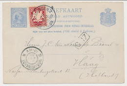 Briefkaart G. 37 A / Bijfrankering Bad Kissingen Bayern 1899 - Postal Stationery