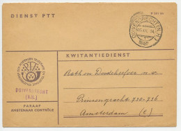 Dienst PTT Duivendrecht - Amsterdam 1957 - Kwitantiedienst - Unclassified