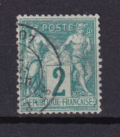 D 816 / SAGE N° 62 OBL COTE 340€ / 2 SCANS - 1876-1878 Sage (Typ I)