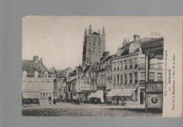 CPA - 59 - N°20 - Bergues - Place De La République Et Rue De La Gare - Non Circulée - Bergues