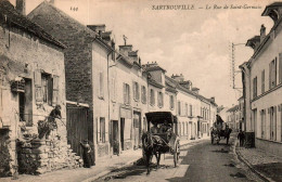 N°3510 W -cpa Sartrouville -la Rue De Saint Germain- - Sartrouville