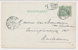 Trein Kleinrondstempel Haarlem - Zandvoort B 1905 - Lettres & Documents