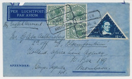 Treinblokstempel : Arnhem - Amsterdam G 1936 ( Maarn - Kenia ) - Unclassified