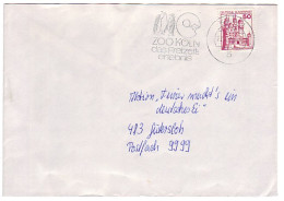 Cover / Postmark Germany 1978 Penguin - Zoo Koln - Expéditions Arctiques