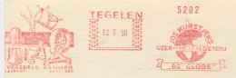 Meter Card Netherlands 1950 Metal Foundry - Tegelen - Fabrieken En Industrieën