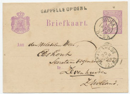 Naamstempel Cappelle Op Den IJ 1879 - Briefe U. Dokumente