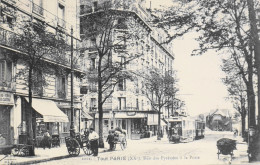 CPA. [75] > TOUT PARIS > N° 2011 - RUE DES PYRENEES A LA POSTE - (XXe Arrt.) - Coll. F. Fleury - TBE - Arrondissement: 20