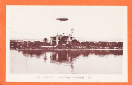 36048 / BIZERTE Tunisie Baie PONTY Amirauté Survolée Par Un Dirigeable 1920s LEVY-NEURDEIN LL 22 - Tunisie